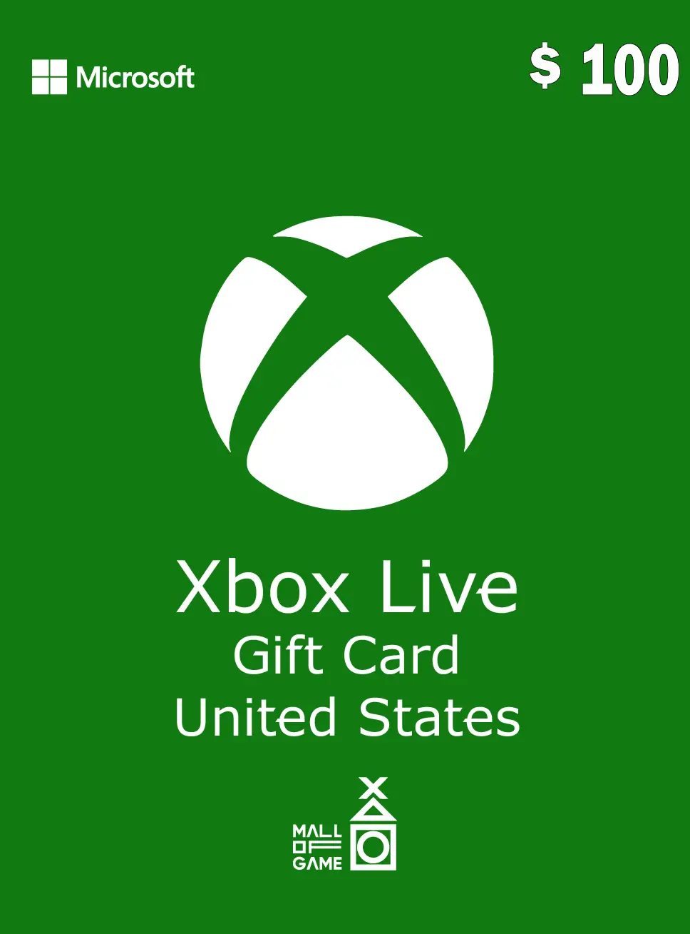 Xbox Live Gift Card - US$ 100